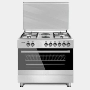 Hisense Free Standing Cooker 90 cm 4 Gas + 2 Electric Burners