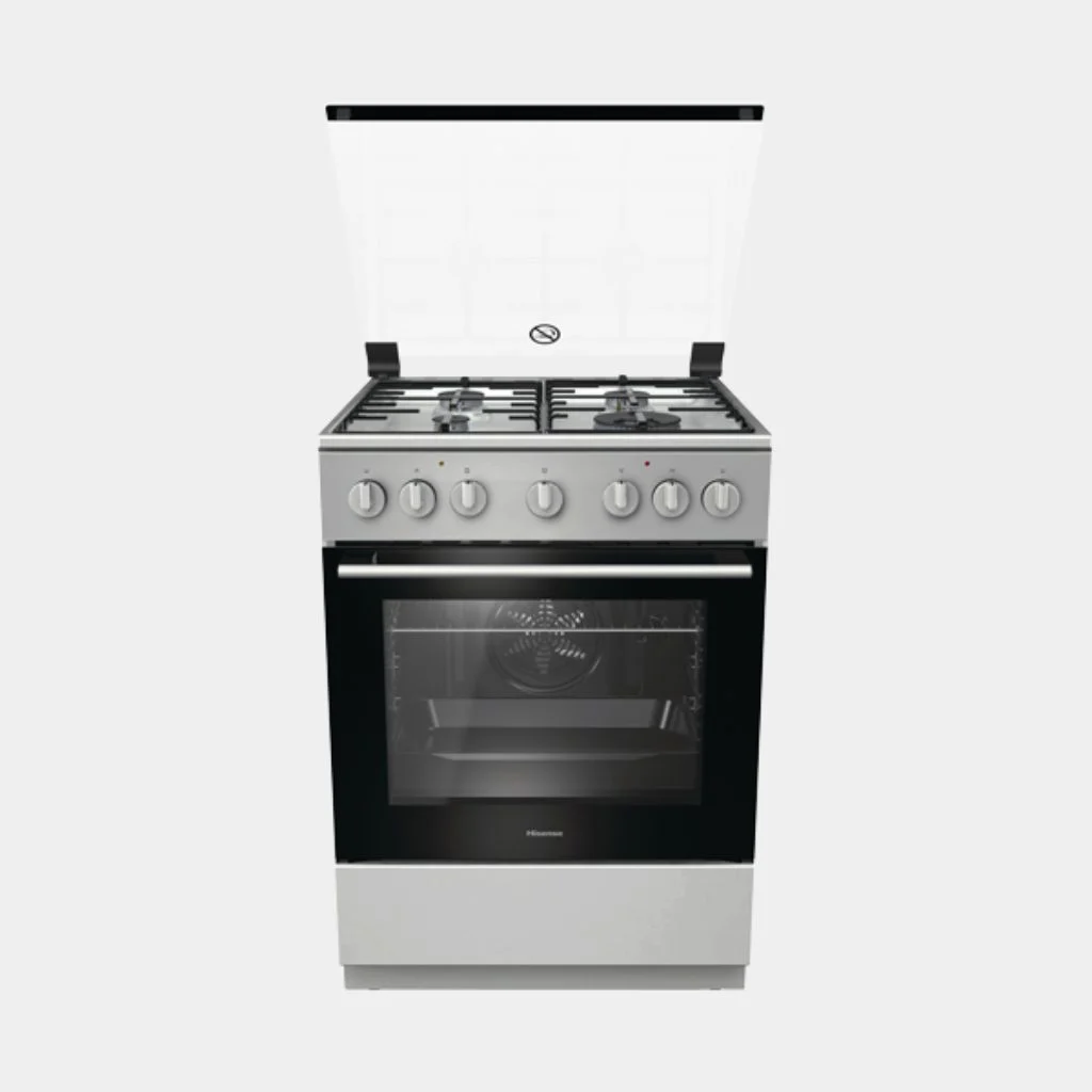 Hisense Free Standing Cooker 60 CM 3 Gas +1 Electric Burners
