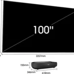 Hisense 100 inch Laser TV L5 Series HE 100L5