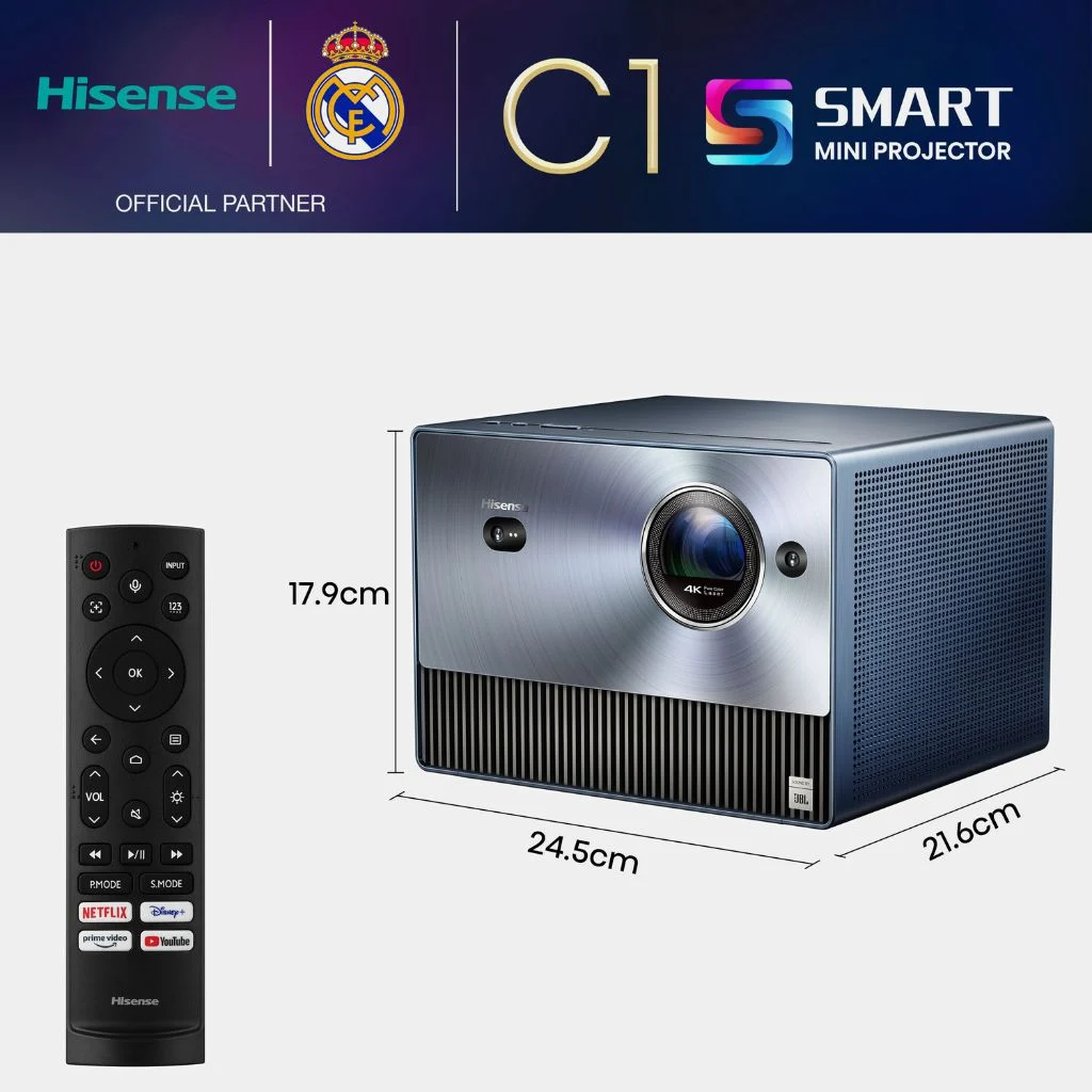 Hisense C1 100 Inches Laser Mini Projector TV - Image 5