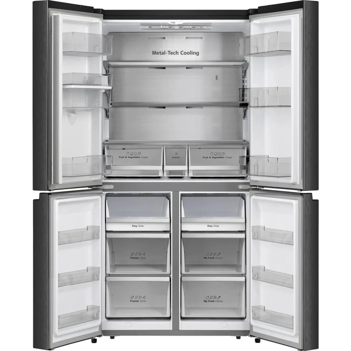Hisense Fridge REF668DR 549 Liters Side By Side Refrigerator - Image 3