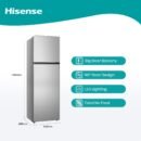 Hisense Fridge 250 Liters Top Mount Refrigerator