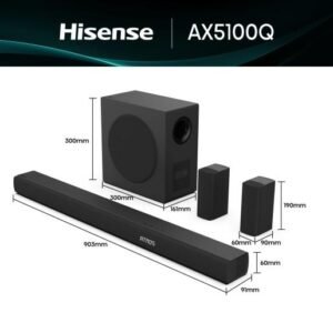 Hisense Soundbar AX5100Q 580 Watts
