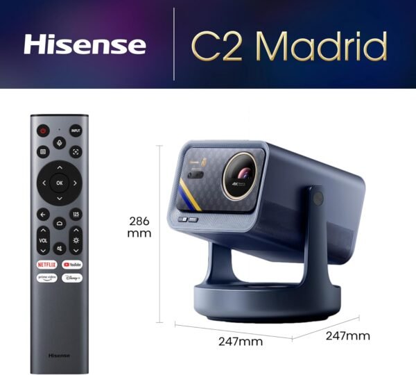 Hisense C2 Mini Projector | Real Madrid Limited Edition - Image 7