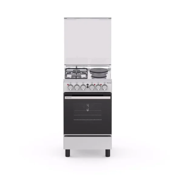 Hisense Free Standing Cooker 50 CM 2 Gas 2 Electric Burners