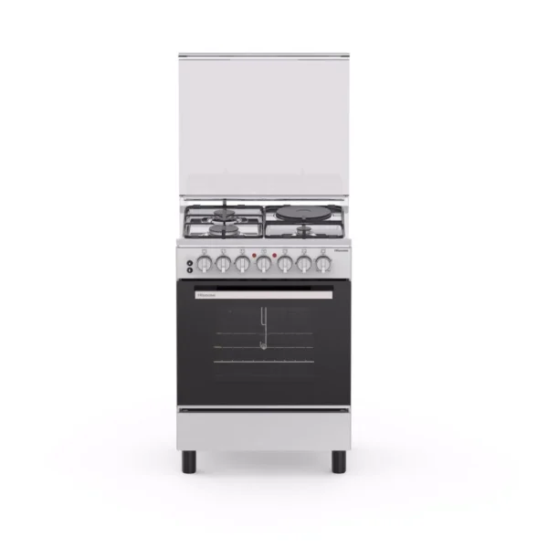 Hisense Free Standing Cooker 60 CM 3 Gas +1 Electric Burners