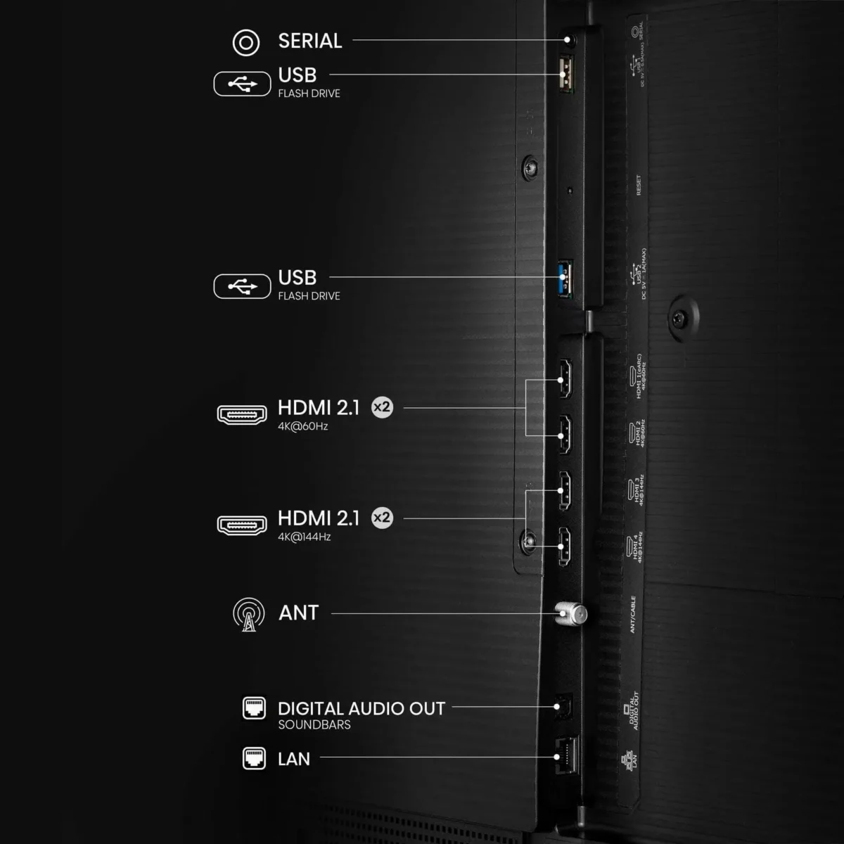 Hisense 65 inch S7N Canvas TV | 4K QLED VIDAA - Image 8