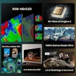 Hisense 116 inch UX TV RGB Mini LED 165Hz VRR 4K - Image 3