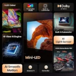 Hisense 65U7Q | 65″ Mini-LED 144Hz VRR ULED Gaming TV - Image 3