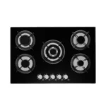 Hisense HGH751BG01 Built In Hob 5 Gas, 75CM - Black Glass