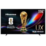 Hisense 116 inch UX TV RGB Mini LED 165Hz VRR 4K