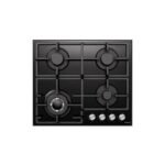 Hisense HHU60GAGB Built In Hob 4 Gas, 60CM - Black Glass