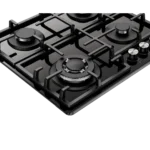 Hisense HHU60GAGB Built In Hob 4 Gas, 60CM - Black Glass - Image 4