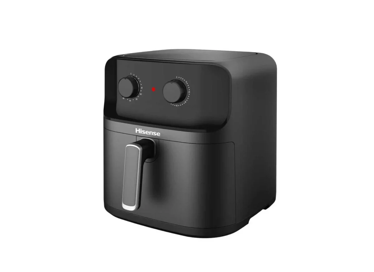 Hisense  H08AFBK1S1 8L Air Fryer with Manual Temperature & Timer Control – Black - Image 2