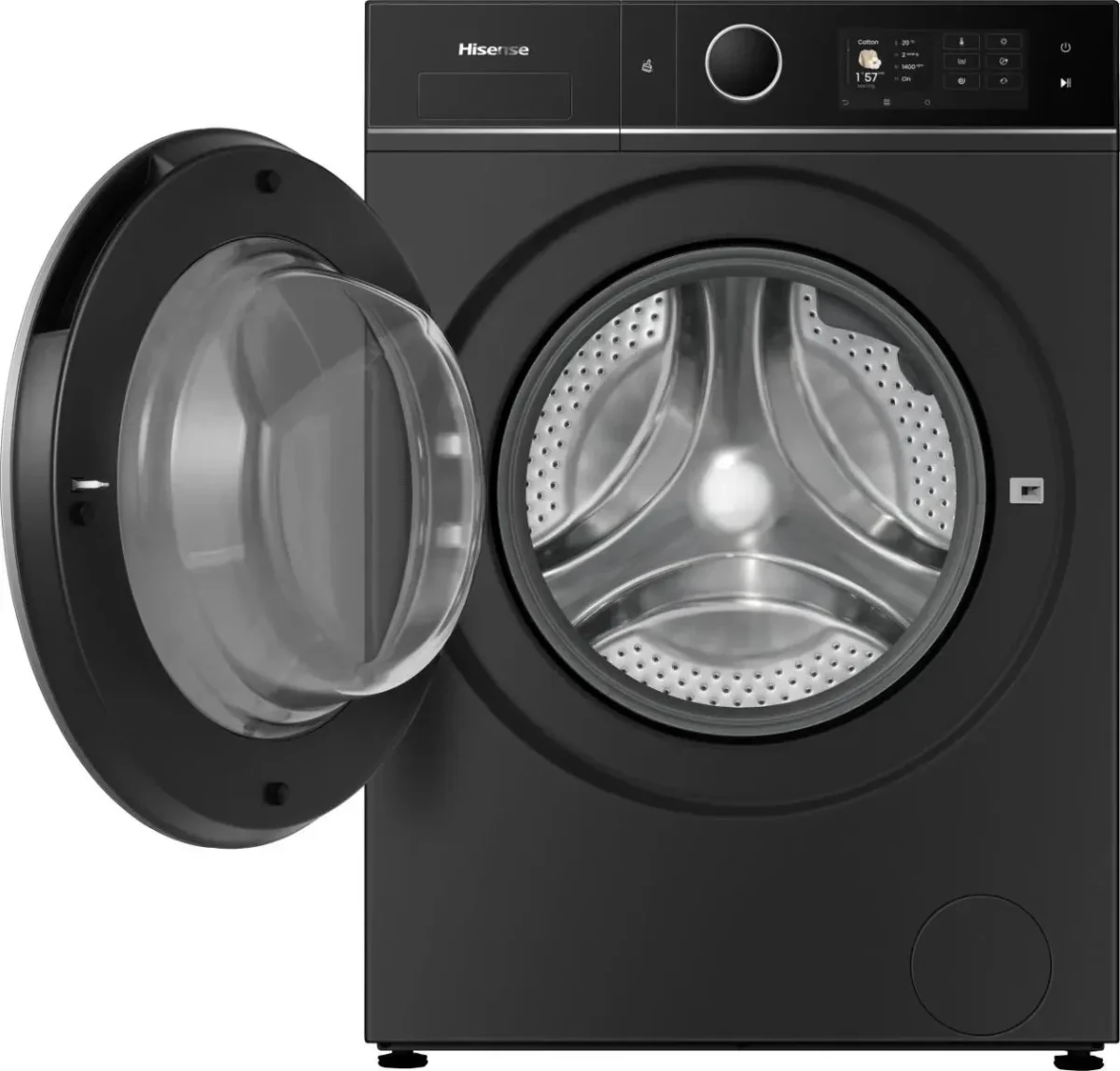 Hisense 12/8 KG  Front Load Washing Machine Silver WD5I1245BBRH - Image 2